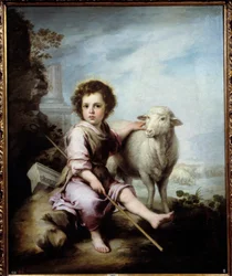 Hyvä paimen, 1600-luku, 1,23 x 1,01 m, Prado-museo, Madrid