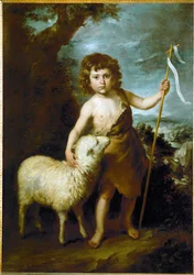 Nuori Johannes Kastaja karitsan kanssa (maalaus)