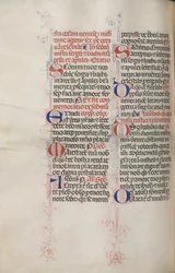 Missale: Fol. 319v: Pyhä Franciscus ja Pyhän Franciscuksen koko messu, 1469.