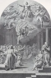 Levy 40: Valittujen jako hylätyistä, 1756. Tekijät: Bartolomeo Crivellari, Gabriel Söderling.