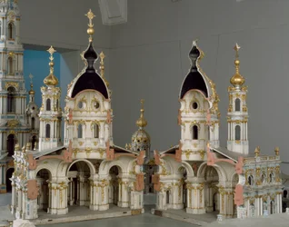 Projekti ylösnousemuksen neitsyen (Smolny) luostarille Pietarissa (Pietari)