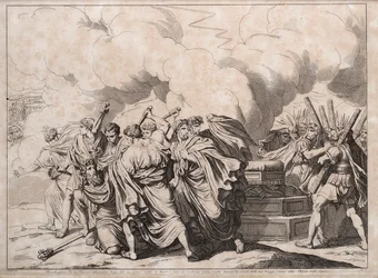 Senaattorien murhaama Romulus, 1818.