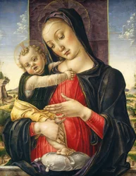 Madonna ja lapsi, noin 1475 (tempera poppelipaneelille).