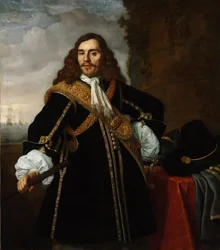 Muotokuva kapteeni Gideon de Wildtista (1624-1665) - Bartholomeus van der Helstin (1613-1670) maalaus, öljy kankaalle (135,8x119 cm)