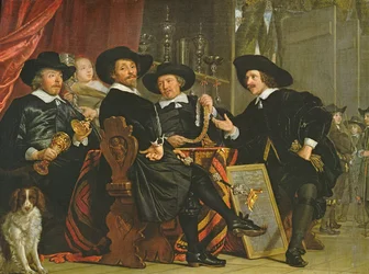 St. Sebastianin Bowyers Companyn virkamiehet Amsterdamissa, 1653