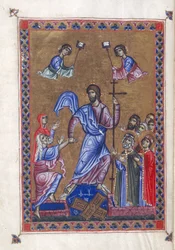 Egerton 1139, f.9v Harrowing of Hell, kuva 
