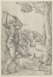 Hercules taistelee Lernan Hydraa vastaan