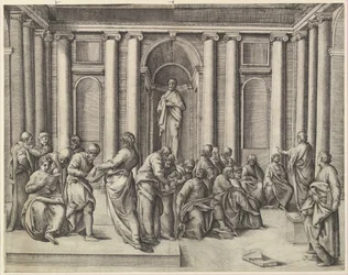 Kristus lääkäreiden joukossa, n. 1540-45.