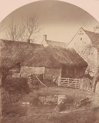 Farm Yard, Prestbury lähellä Cheltenhamia,c. 1855 (kuva)