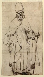 Piirros, Seisova piispa, n. 1620