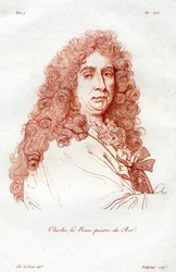 Charles le Brun, ranskalainen barokin aikakauden taidemaalari, 1800-luku.