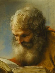 Parrakas apostoli lukemassa, 1712