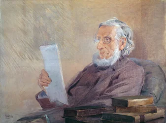 William Wordsworthin muotokuva, 1857 (liitu paperille)