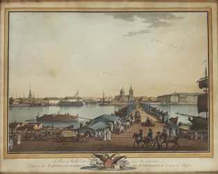 Vaihtosilta Vasilievsky-saarella, 1799