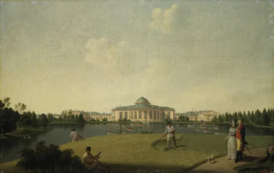 Näkymä Tauriden palatsille puutarhasta, ennen vuotta 1797