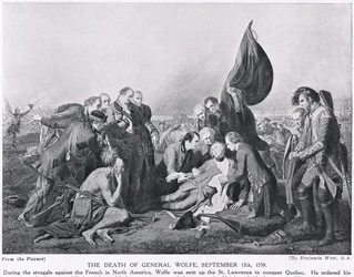 Kenraali Wolfen kuolema, 13. syyskuuta 1759, kuva 