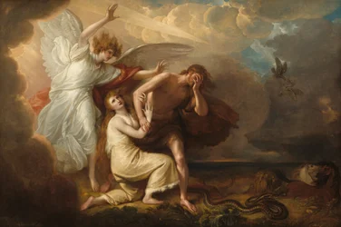 Aadamin ja Eevan karkotus paratiisista, 1791