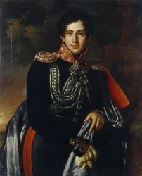 Kreivi Nikolai Aleksandrovitš Samoylovin muotokuva 1800-1842, noin 1825