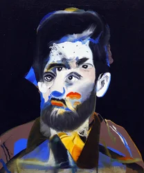 Historian 50 suurinta kirjailijaa : Émile Zola, 2015 (öljy ja akryyli kankaalle).