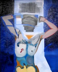 Homme libre, 2006 (öljy ja akryyli kankaalle)