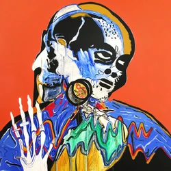 Surportrait: Danse macabre, Pickenheim, 2005 (öljy kankaalle)