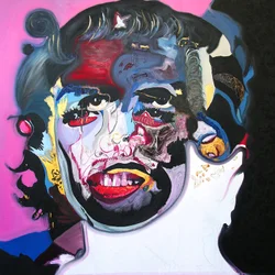 Surportrait : Marilyn Monroe  Che Guevara, 2003 (öljy kankaalle).