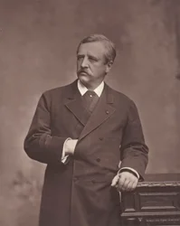A. E. Nordenskiold ruotsalainen geologi ja mineralogi, syntynyt Suomessa, 1832-1901, n. 1880