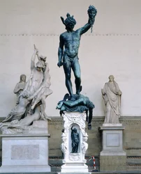 Perseus Medusan pään kanssa, 1545-54 (pronssi)