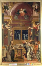 Annunciation, n. 1523 (öljy paneelille)