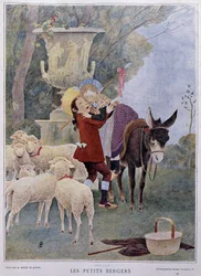 Little Shepherds - Boutet de Monvel, 1900-luvun alku.