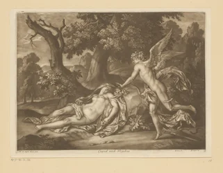 Cupido en Psyche Cupid and Psyches (otsikko esineessä)