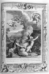 Alfeuksen jahtaama Arethusa, josta tuli suihkulähde, 1733