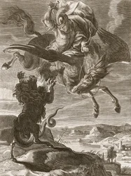 Bellerophon taistelee chimaeraa vastaan, 1731