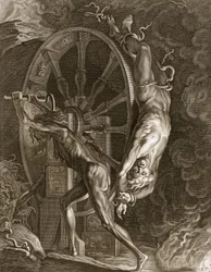 Ixion Tartaruksessa pyörän päällä, 1731