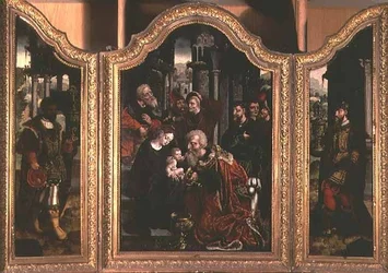 Adoration of the Magi (öljy)