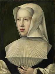 Itävallan Margaretan muotokuva 1480-1530.