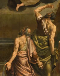 Apse, Bernardino Gattin alttaritaulu nimeltä Il Sojaro, Giovanni Battista Trottin täydentämä IL Malosso, Neitsyt taivaaseenas