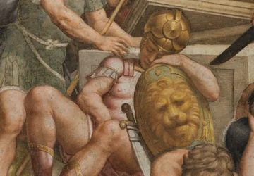 Counterfaccata, Bernardino Gatti, Ylösnousemus 1529, Yksityiskohta