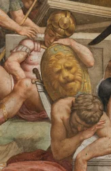 Counterfaccata, Bernardino Gatti, Ylösnousemus 1529, Yksityiskohta