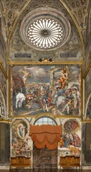 Counterfaccata, IL Pordenone, ristiinnaulitseminen 1520-21, laskeuma 1522, Bernardino Gatti, ylösnousemus 1529