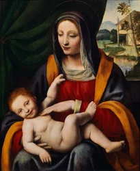 Bernardino Luinin (1481-1532) Madonna ja lapsi.