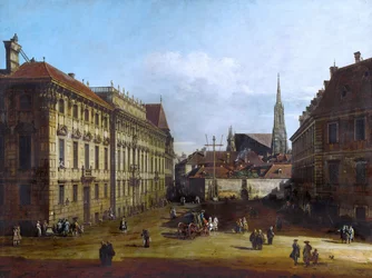 Wien, Lobkowitzplatz, vuosina 1758-1761