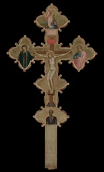 Kannettava, kaksipuolinen risti, 1335-1340