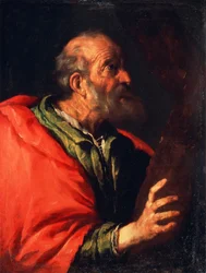 Vanhan miehen pää, apostoli Pietari, 1600-luku