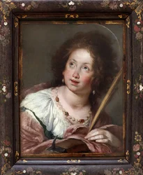 Pyhä Katariina Aleksandrialainen (n. 290- marttyyri 307). Bernardo Strozzin maalaus, joka tunnetaan nimellä Cappucino (1581-1644), öljy kankaalle, ennen 1630. Italialaista taidetta 1600-luku. Staatsgalerie, Stuttgart (Saksa).