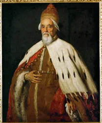 Doge Francesco Erizzo (öljy kankaalle)