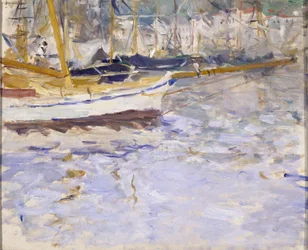 Nizzan satama, talvi 1881-82 (öljy kankaalle)