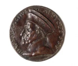 Cosimo il Grandea kuvaava mitali: recto
