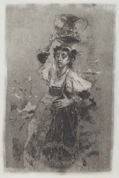 Campagnan talonpoikainen [Ciociara], 1870-luku.
