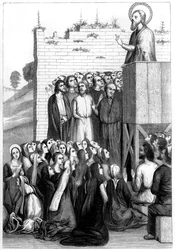Kristus saarnaa, 1400-luku 1849.
